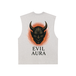 Raw Edge Cotton Tank Top