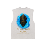 Raw Edge Cotton Tank Top