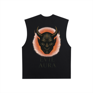 Raw Edge Cotton Tank Top