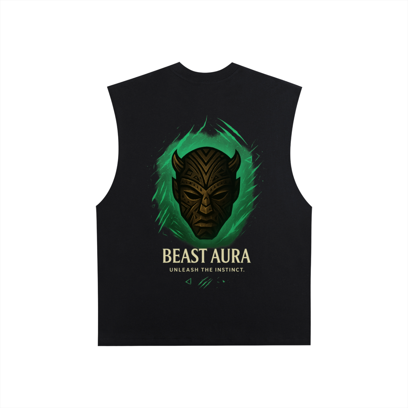 Raw Edge Cotton Tank Top