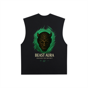 Raw Edge Cotton Tank Top