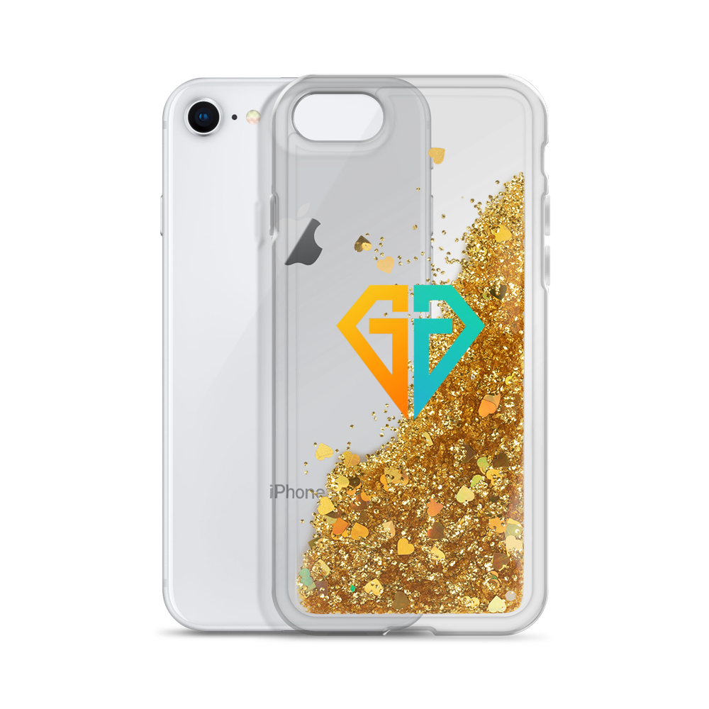 GG Gold Liquid Glitter Phone Case