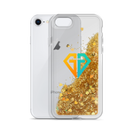GG Gold Liquid Glitter Phone Case