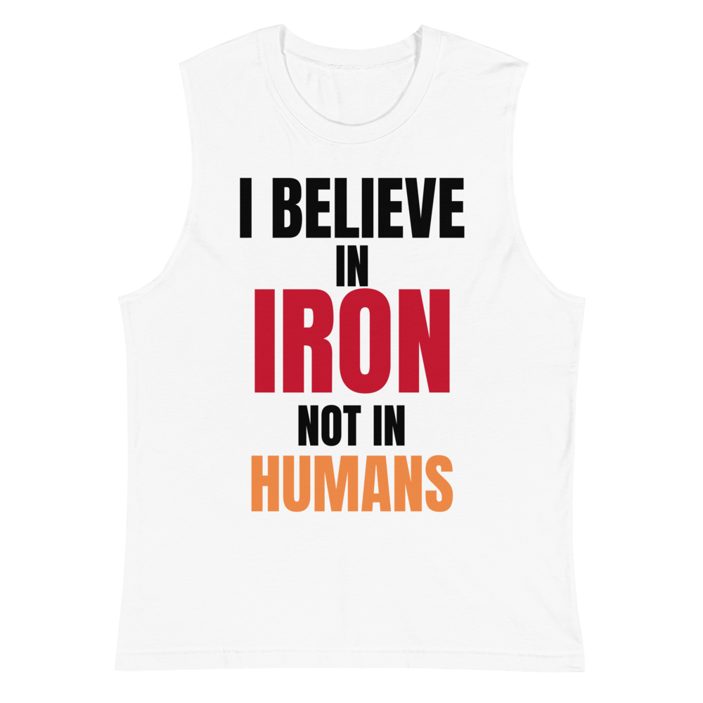 GG IRON NOT HUMANS Muscle Shirt