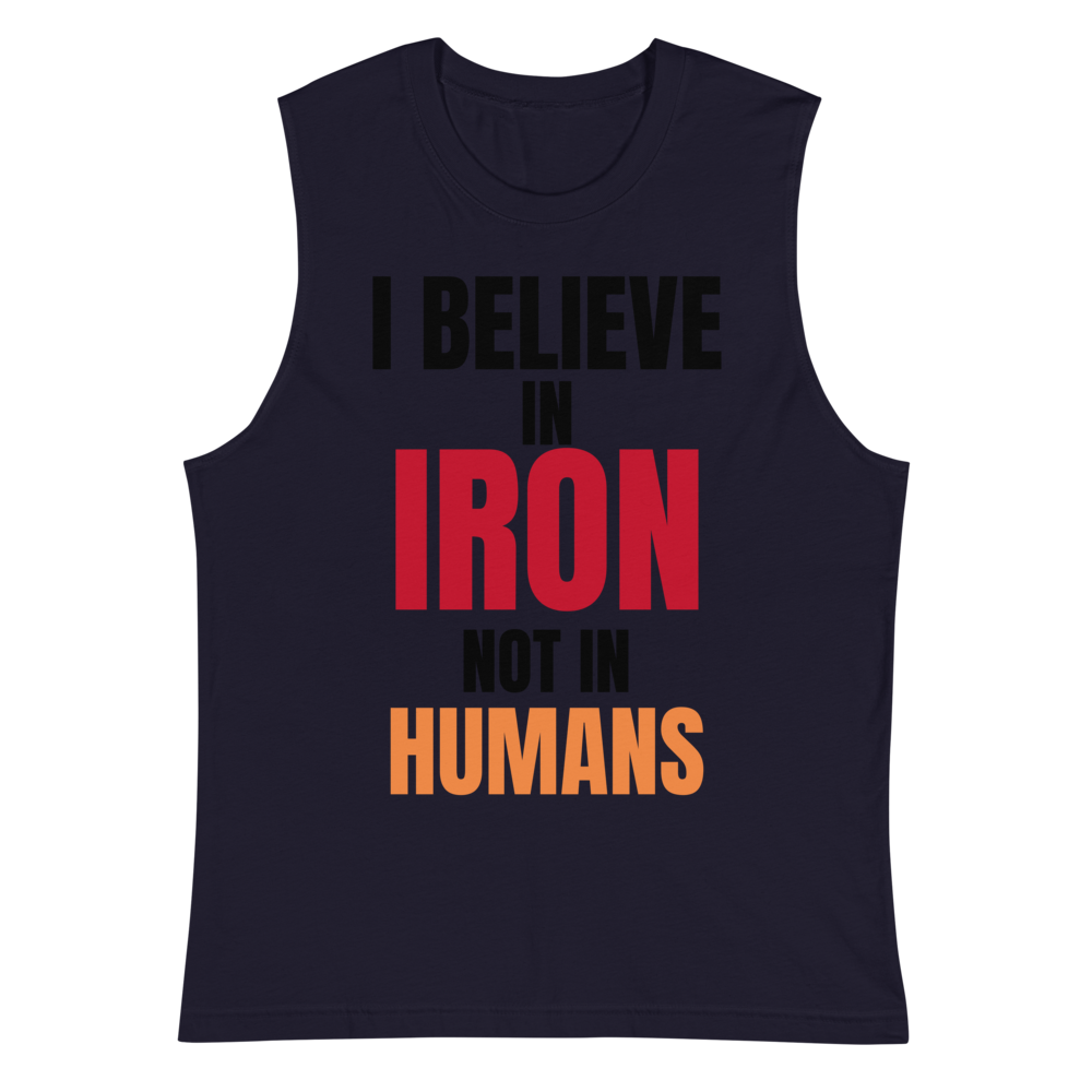 GG IRON NOT HUMANS Muscle Shirt