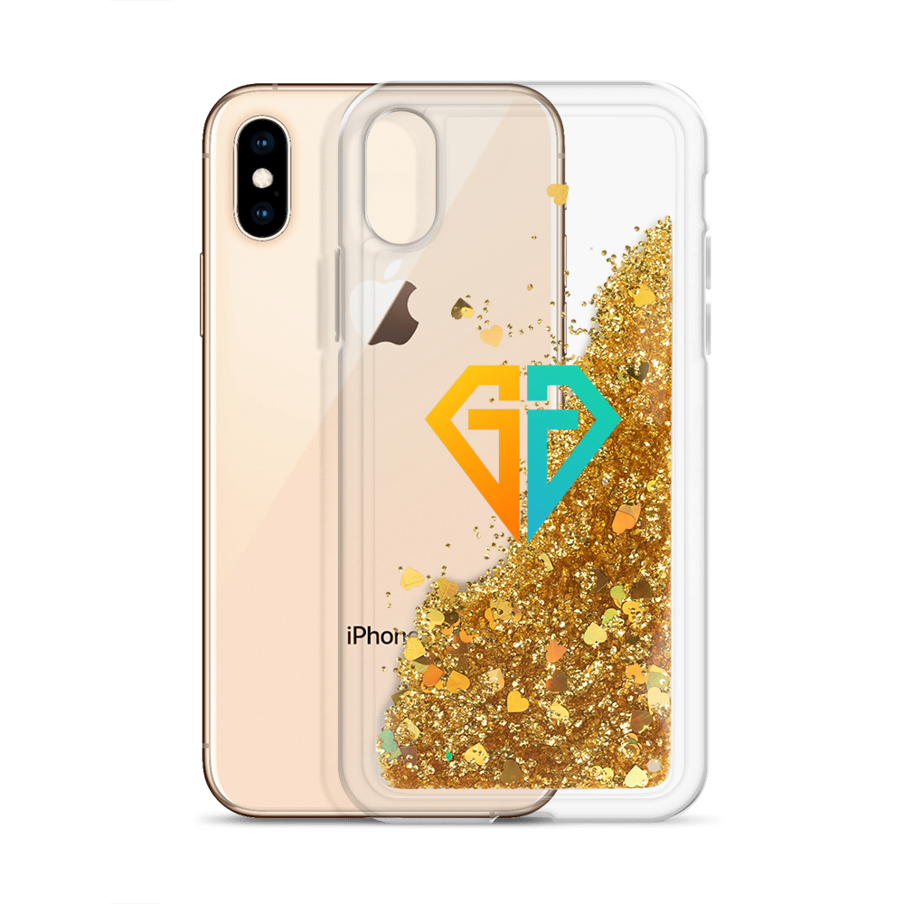 GG Gold Liquid Glitter Phone Case