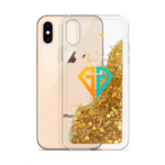 GG Gold Liquid Glitter Phone Case