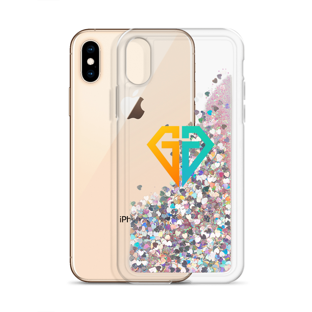 GG Gold Liquid Glitter Phone Case